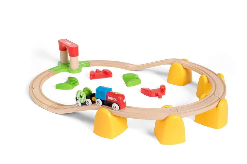 25 Piece Wood Train Set W7392