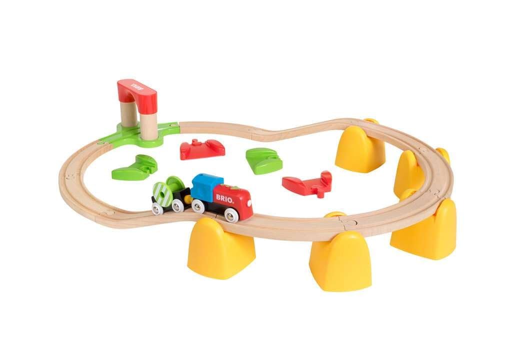 25 Piece Wood Train Set W7392