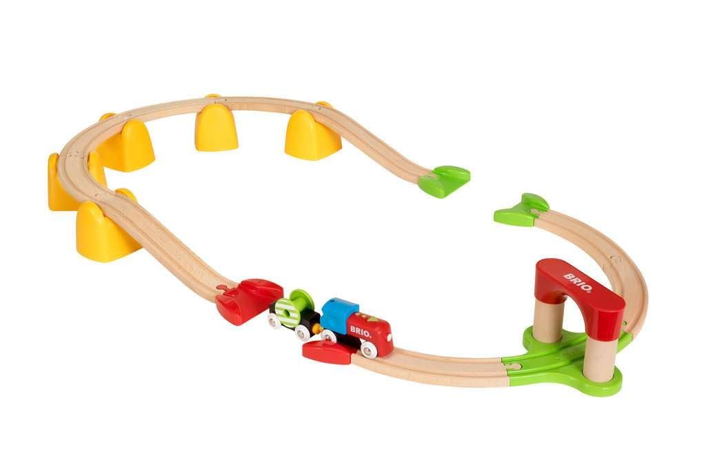 25 Piece Wood Train Set W7392