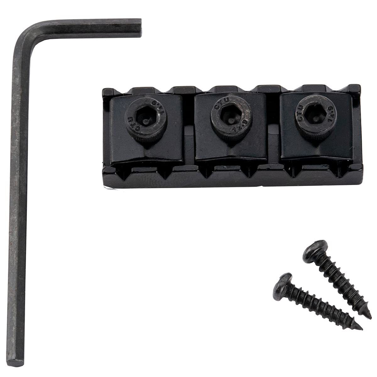 43mm Electric Guitar String Locking Nut Black W9328
