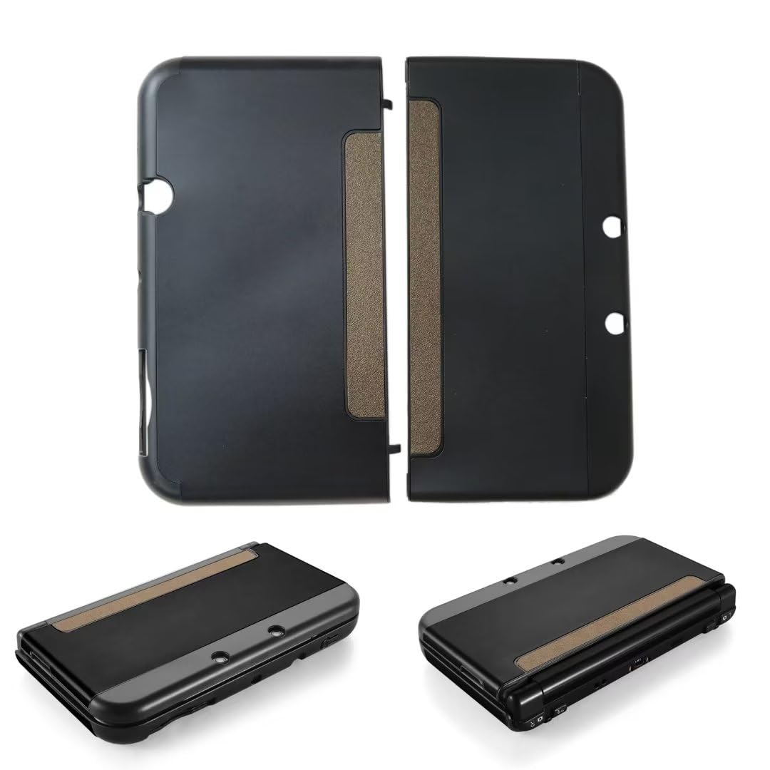 Black Aluminum Plastic Protective Hard Shell Case for New 3DS XL LL S894724