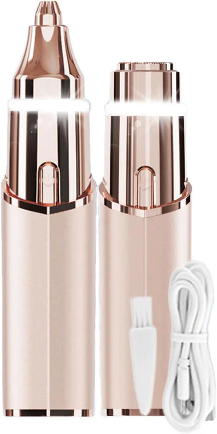 Portable Facial Shaver for Women, 2-in-1 Eyebrow Trimmer M790