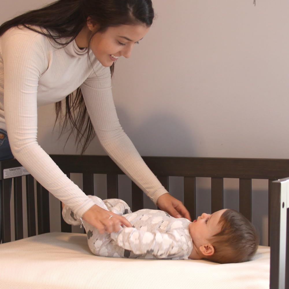 Organic 2-Stage Crib Mattress with Protector Pad G374