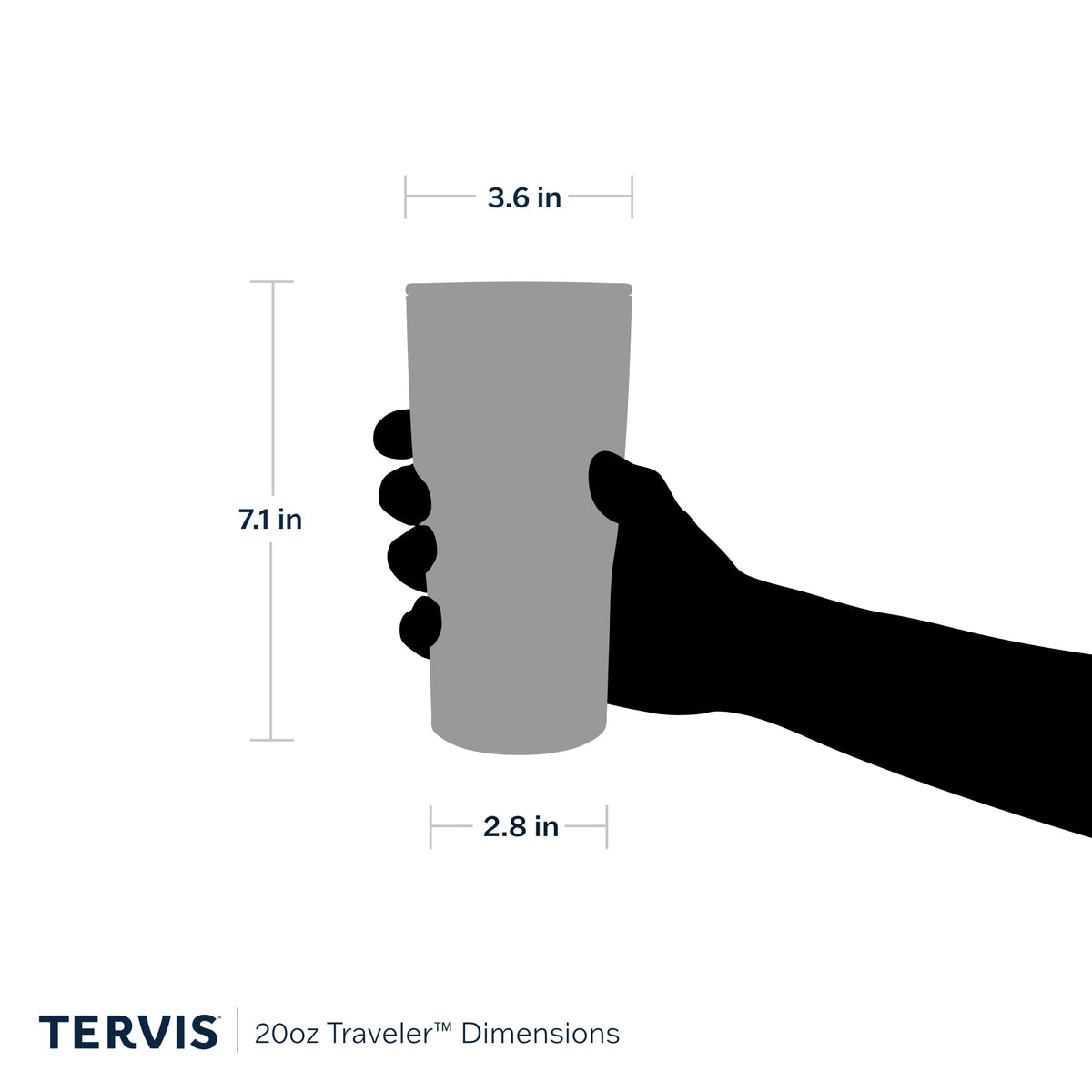 20oz Stainless Steel Tumbler S33409