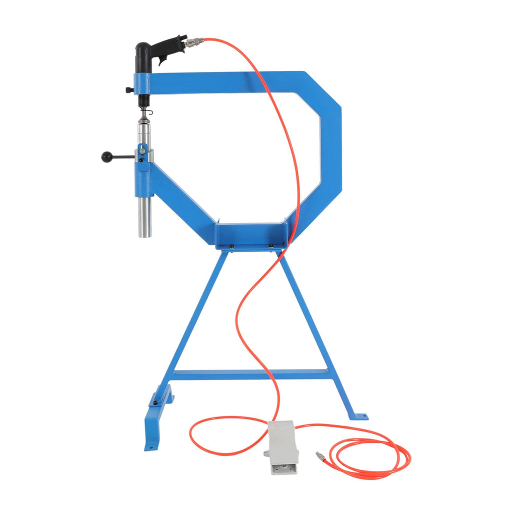 Air Powered Pneumatic Planishing Hammer with Foot Pedal and 3 Anvils F10261