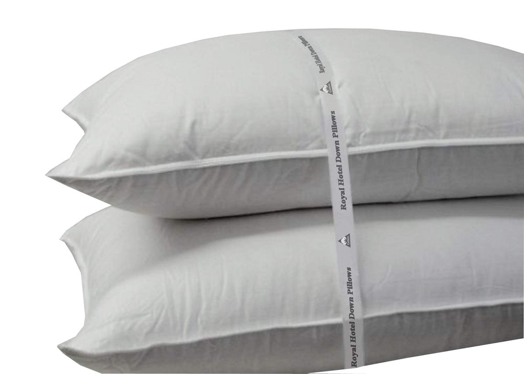 Medium Firm King Down Pillows Set of 2 A4814