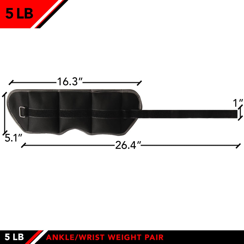 Ankle Weights Pair Set of 2 Adjustable Straps G81357