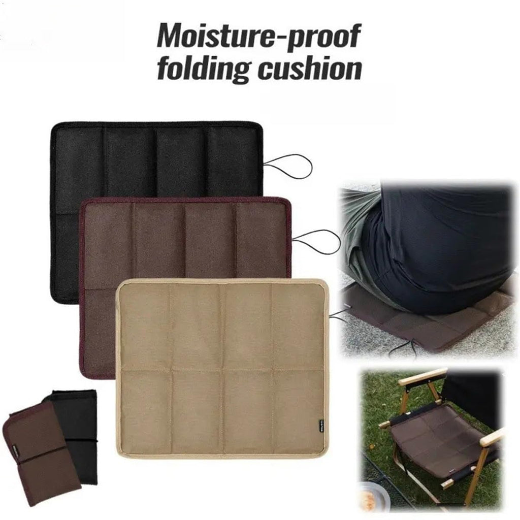 2 pcs Portable Foldable 600D Oxford Cloth Waterproof Camping Seat Cushion A83436