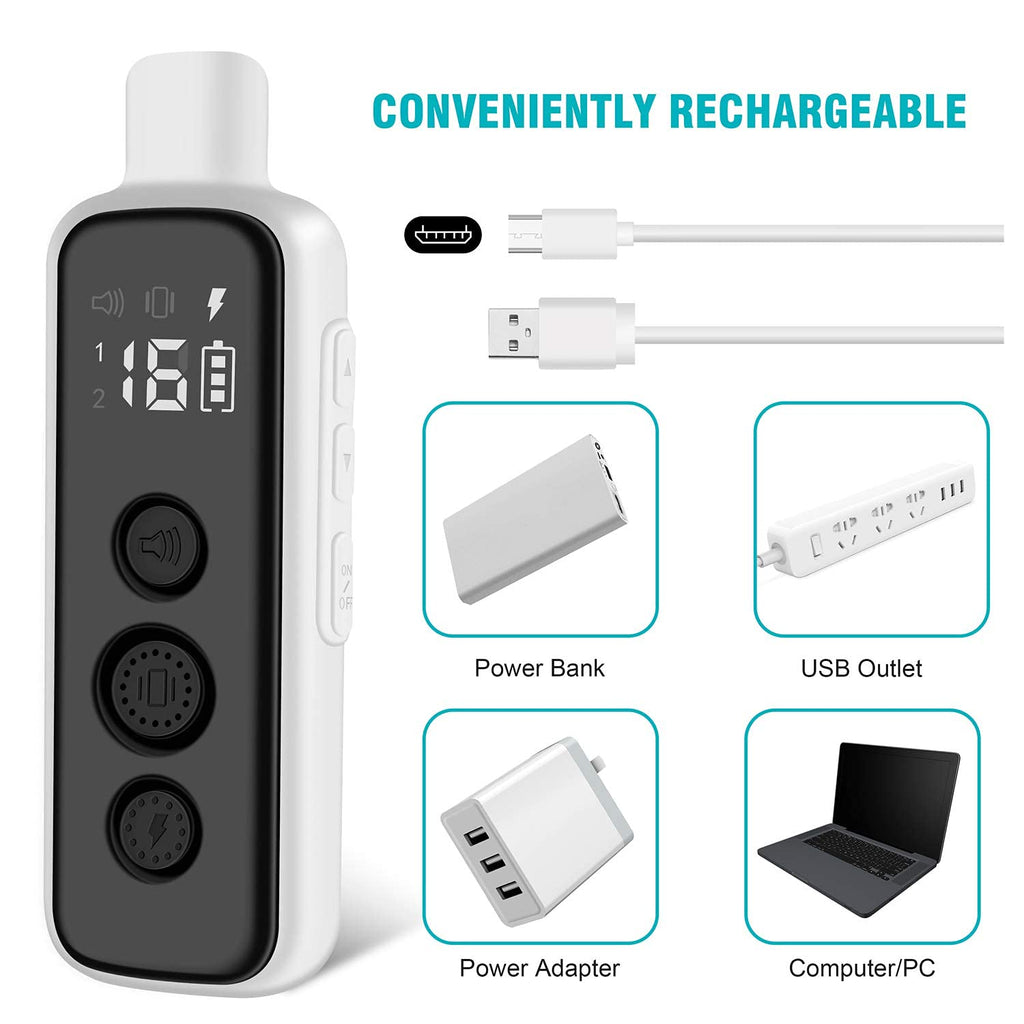 Waterproof Rechargeable Dog Training Collar with Remote N59538
