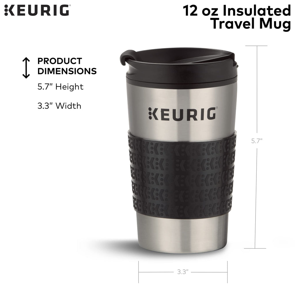 Single Serve K-Cup Pod Coffee Maker with Travel Mug H565582