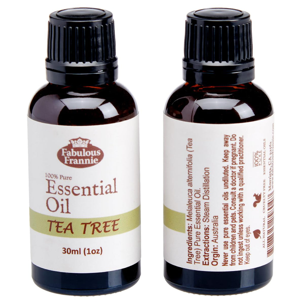 4 Pure Essential Oil Set Peppermint Lavender Sweet Orange Tea Tree 30ml R66437
