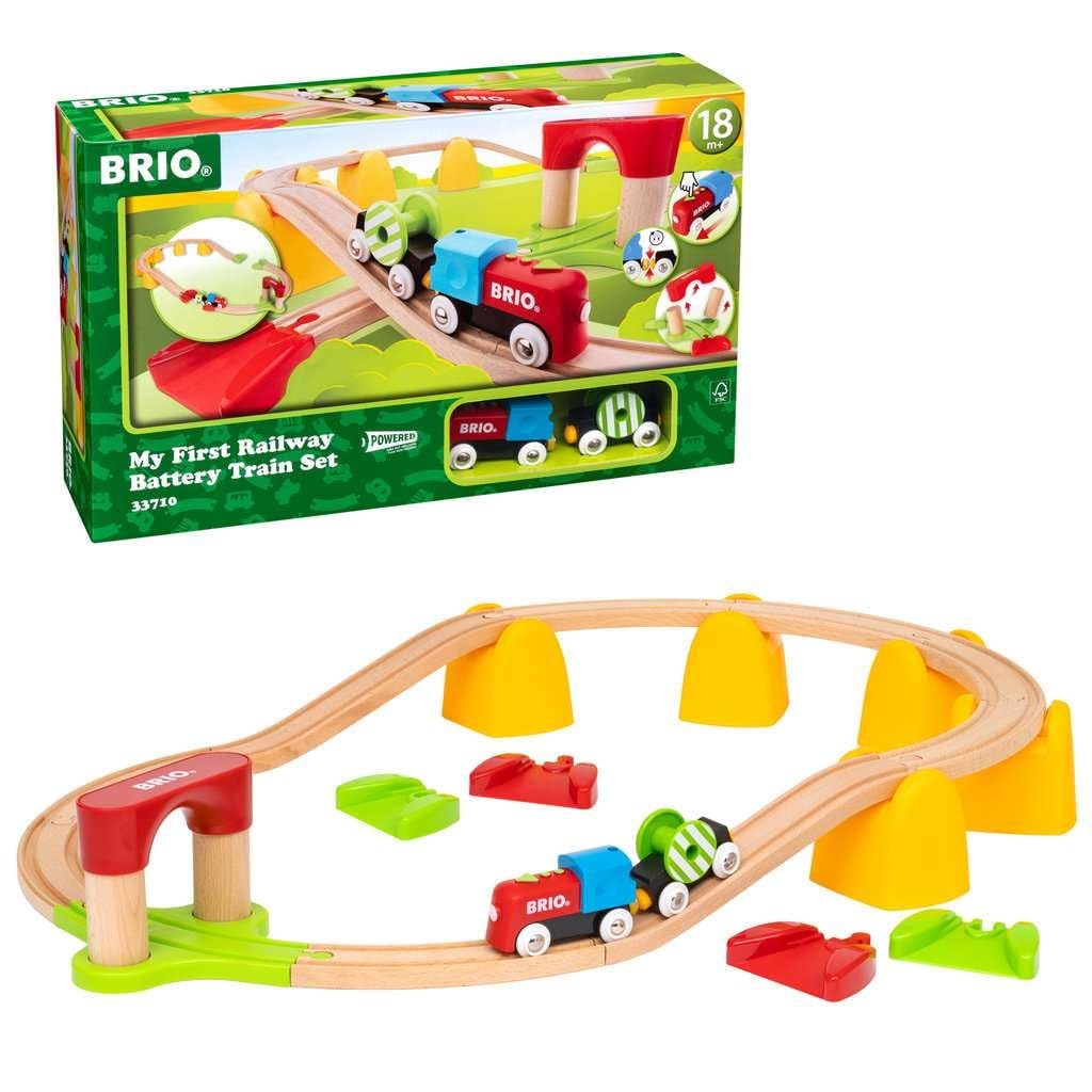 25 Piece Wood Train Set W7392