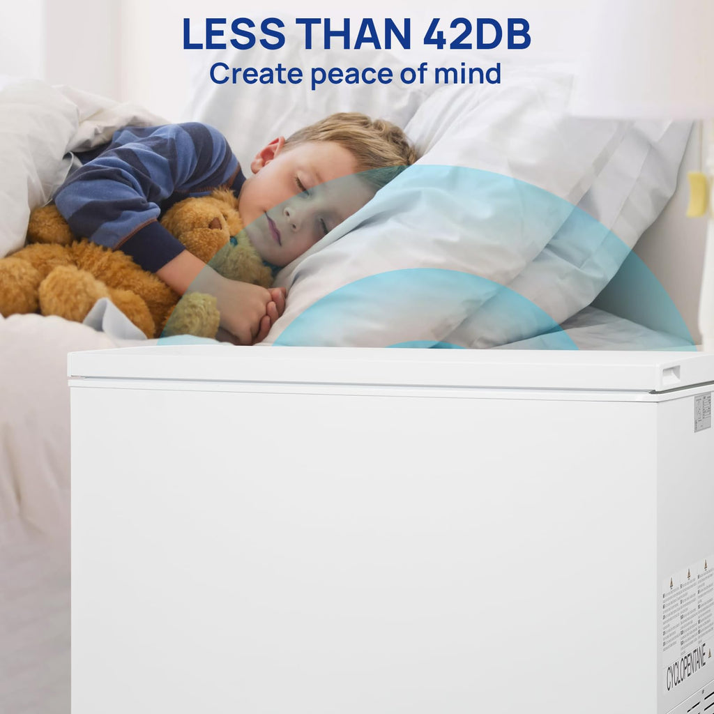 20 Cu. Ft White Chest Freezer with 2 Removable Basket Z8237