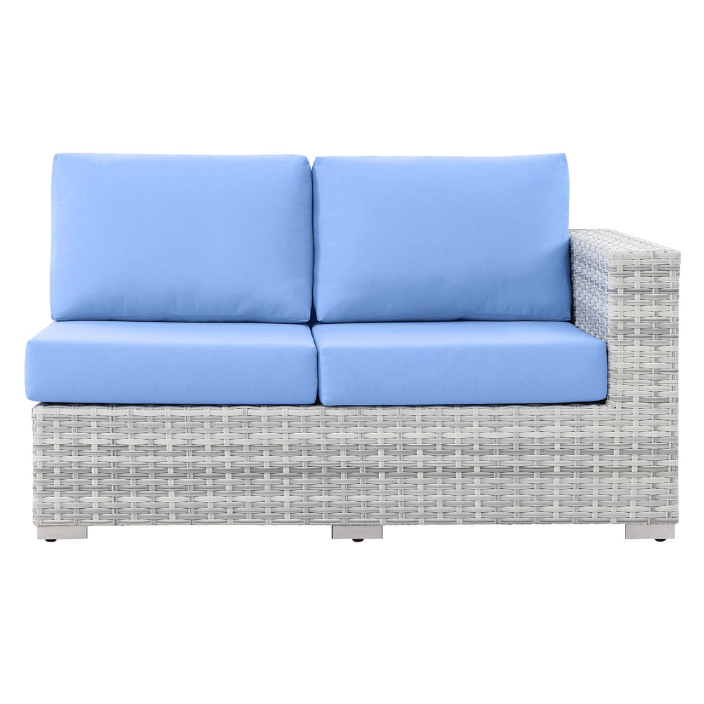 Rattan Wicker Loveseat Sofa J120