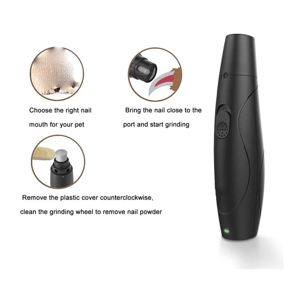 Dog Nail Grinder Clipper Rechargeable Electric Pet Nail Trimmer S82941