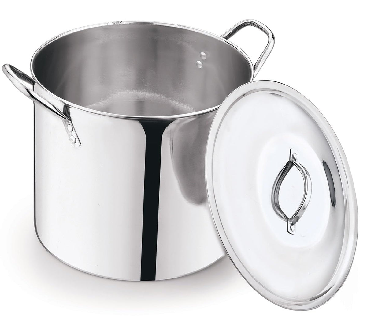 12 Quart Stainless Steel Stock Pot with Metal Lid R2549