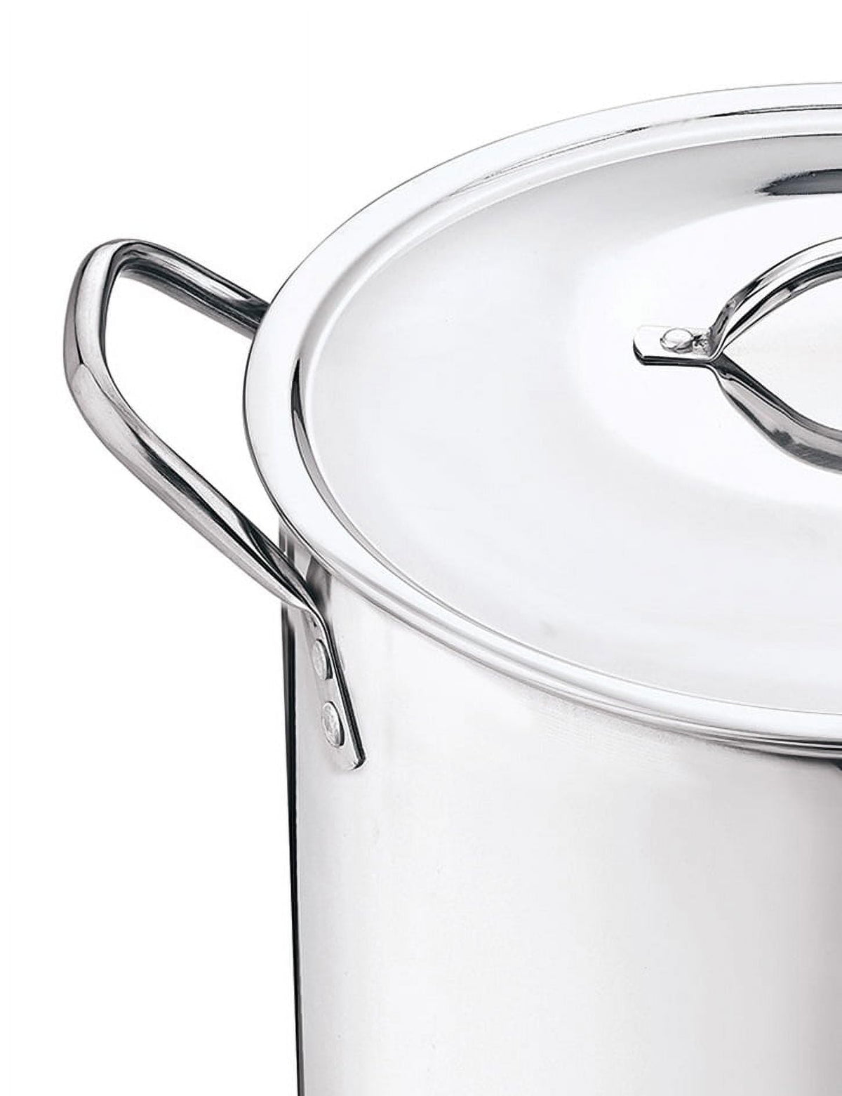 12 Quart Stainless Steel Stock Pot with Metal Lid R2549