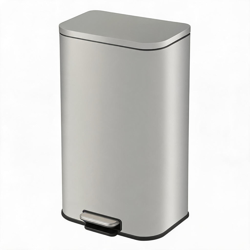 13.2 gal Stainless Steel Step Trash Can X987995