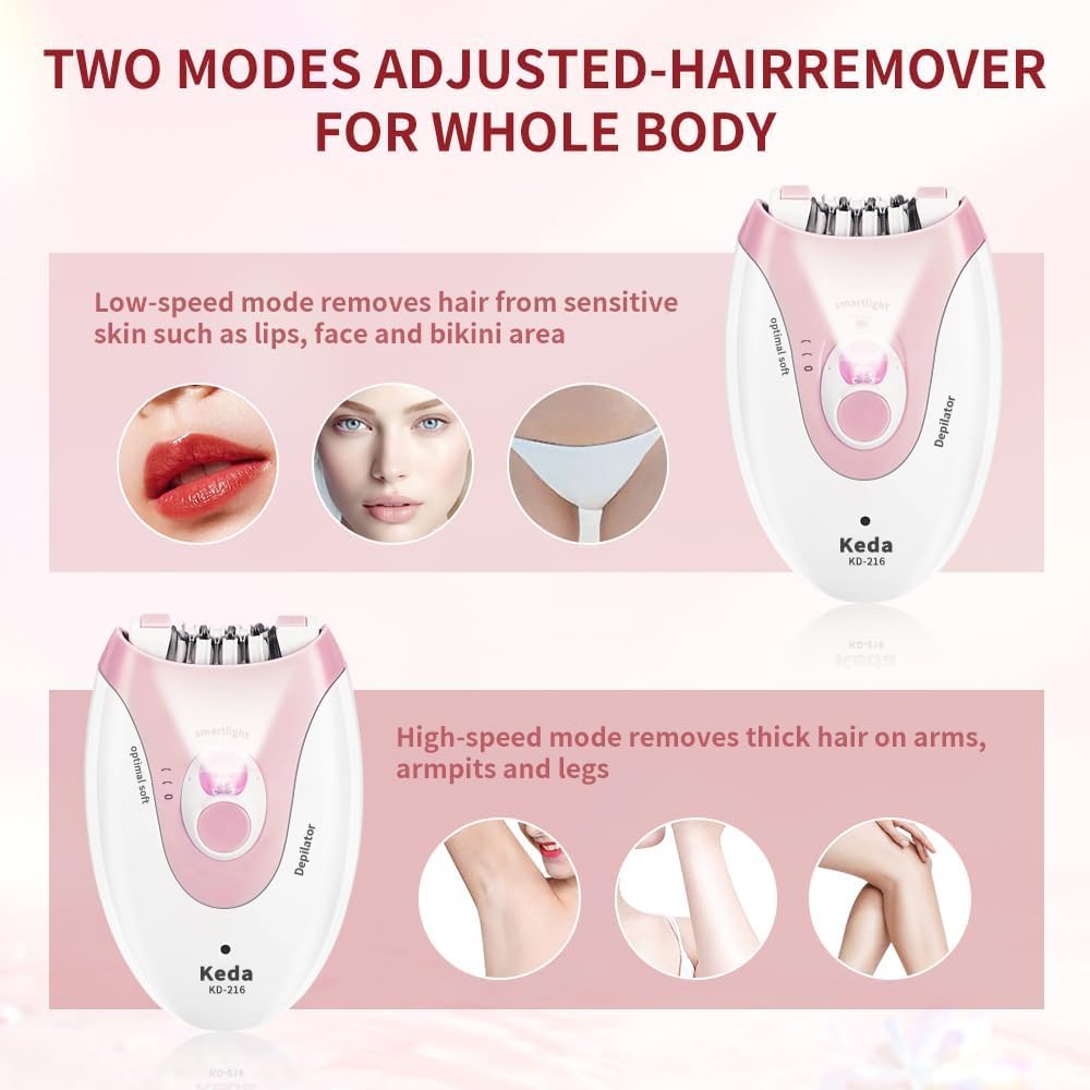 Epilator for Women with LED Light E3839