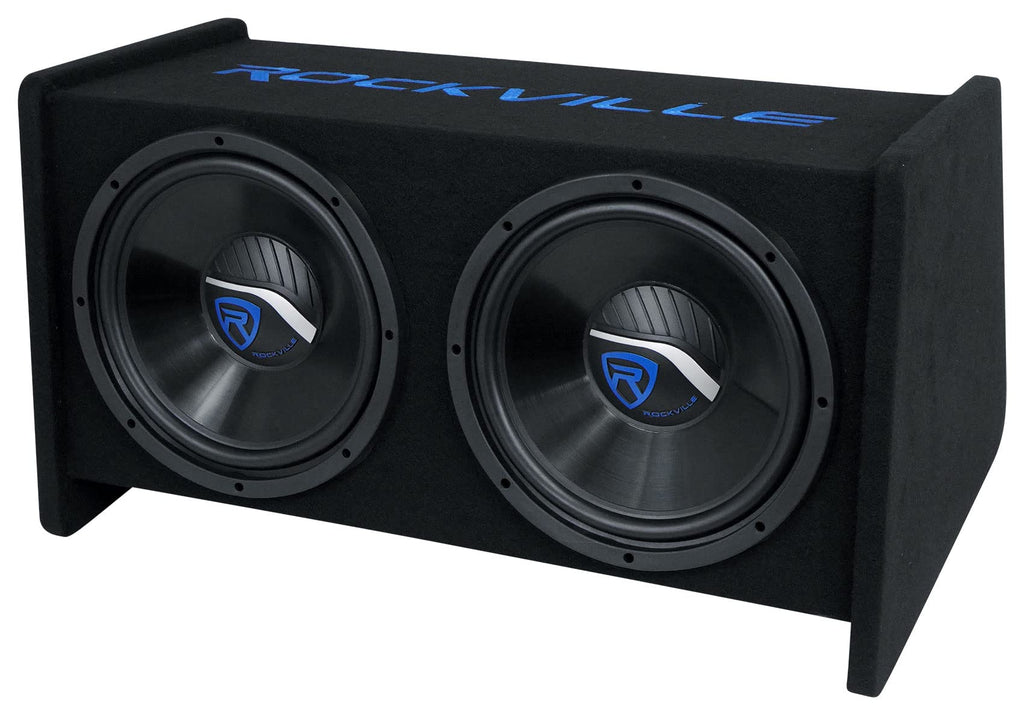 Dual 12" Car Audio Subwoofers Vented Enclosure N2639
