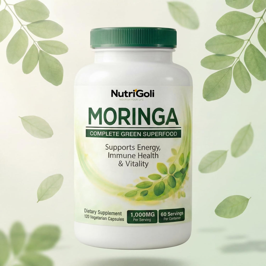 Moringa Capsules 1000mg 120 Vegetarian Capsules F859182