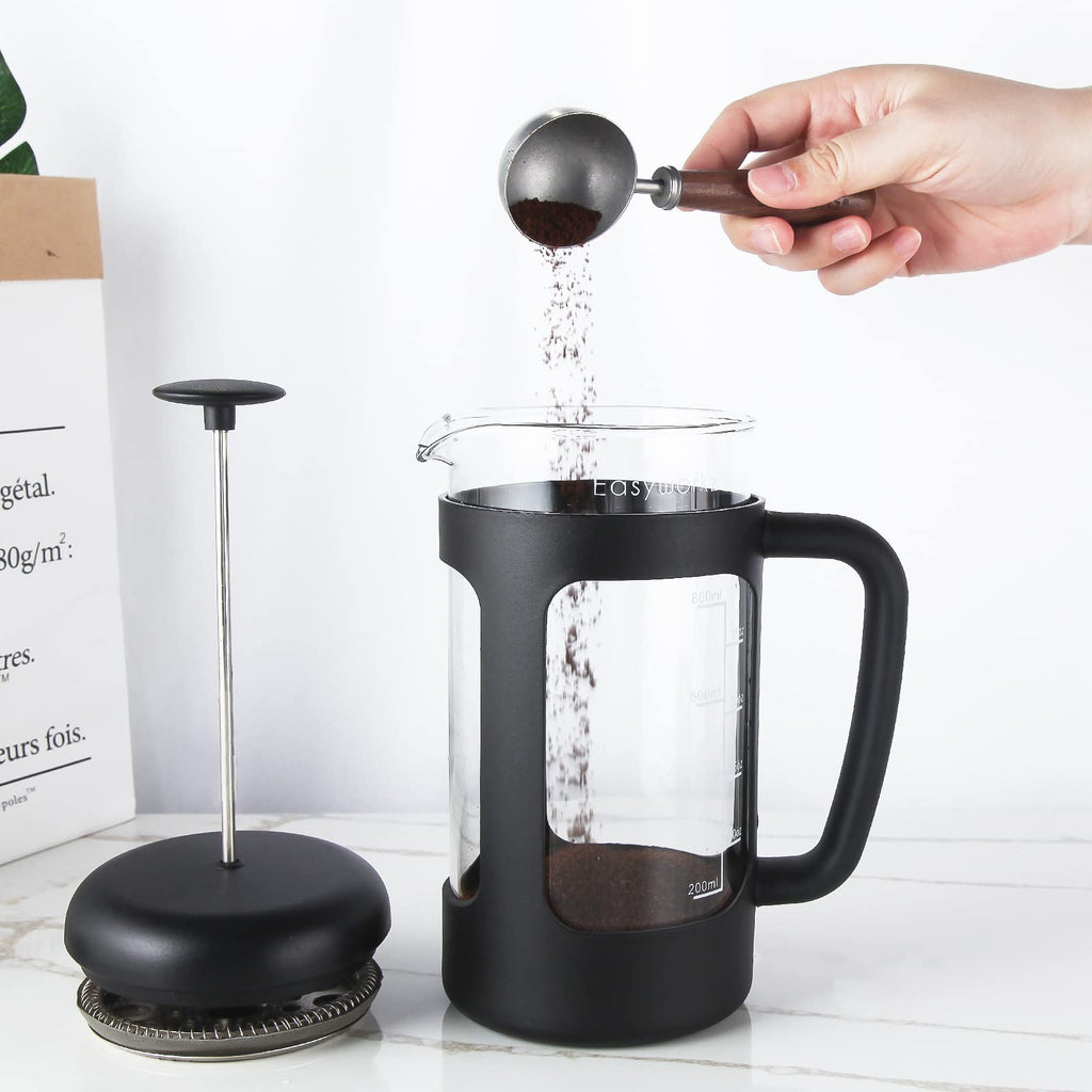 12 oz French Press Coffee Tea Maker with Measuring Coffee Spoon P6965