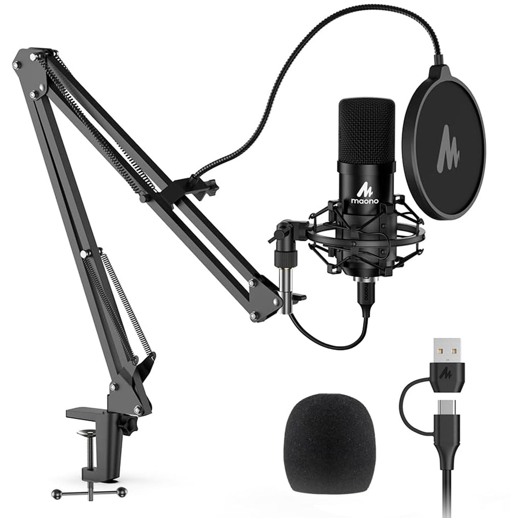 USB Microphone 192kHz/24Bit Condenser Mic Kit P99684