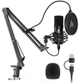 USB Microphone 192kHz/24Bit Condenser Mic Kit P99684