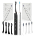2 Pack Rechargeable Electric Toothbrushes with 8 Brush Heads B54592