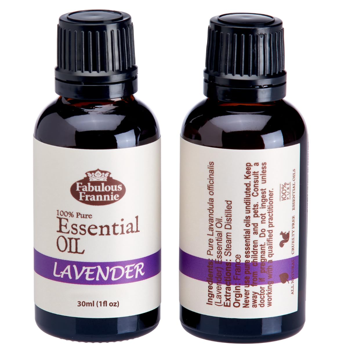 4 Pure Essential Oil Set Peppermint Lavender Sweet Orange Tea Tree 30ml R66437