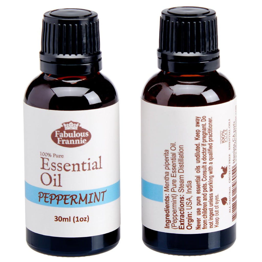 4 Pure Essential Oil Set Peppermint Lavender Sweet Orange Tea Tree 30ml R66437