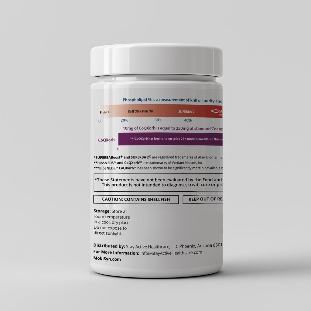 Omega 3 CoQ10 Antarctic Krill Oil 1,000mg 60 Softgels P2314