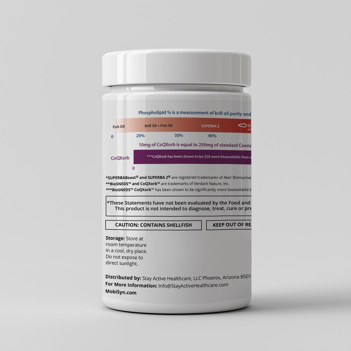 Omega 3 CoQ10 Antarctic Krill Oil 1,000mg 60 Softgels P2314