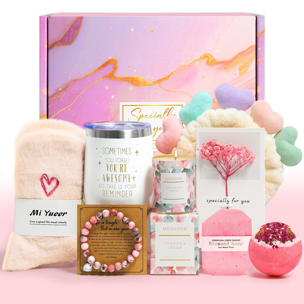 Pink 9pc Spa Bath Gift Set L710