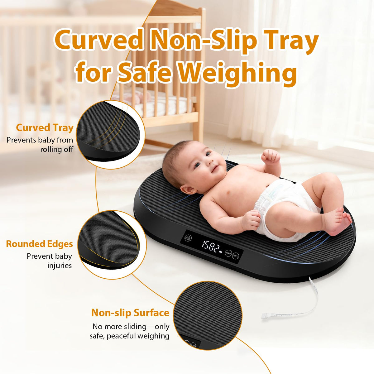 88lb Baby Scale with 60" Tape L867767