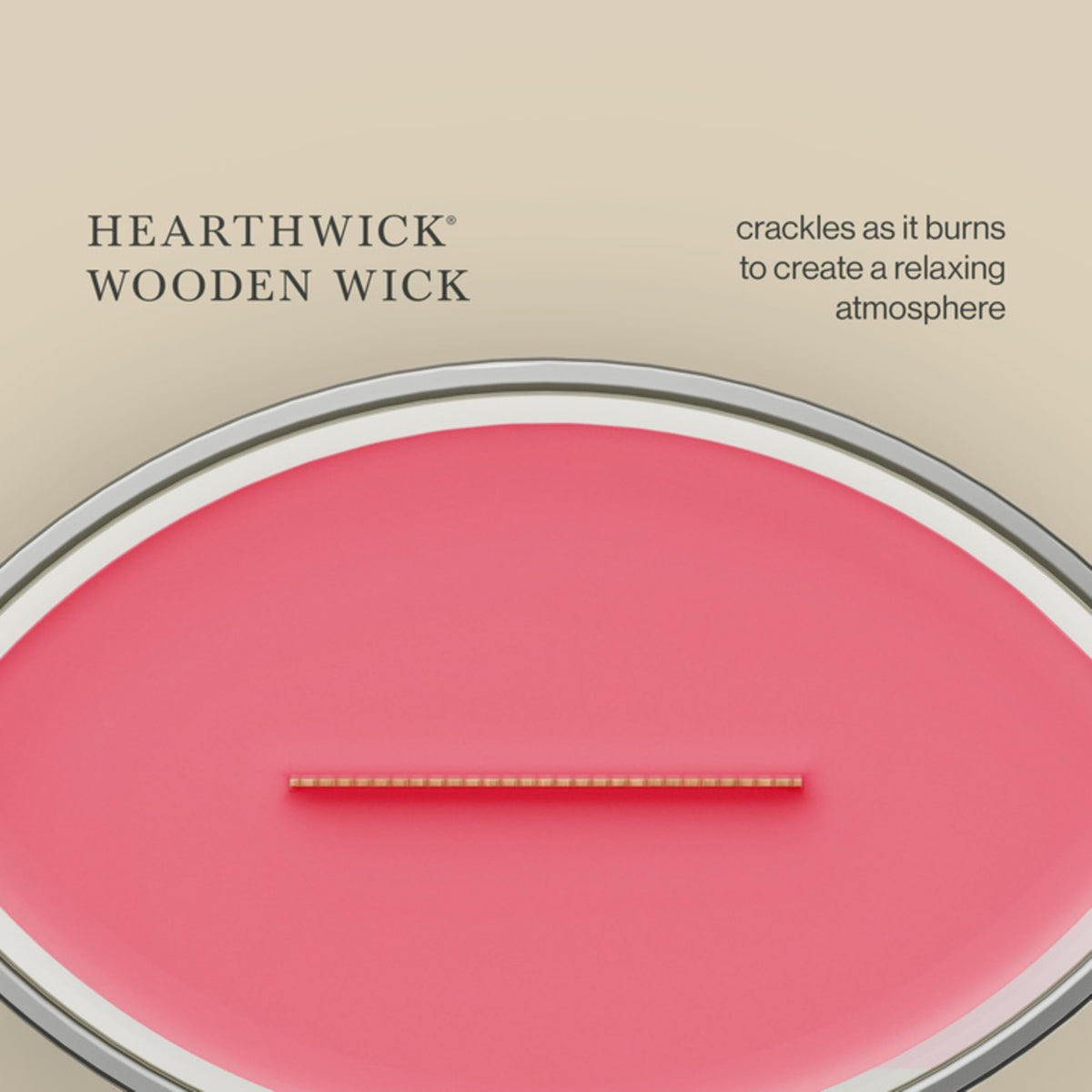 16oz Crackling Wick Candle L79300