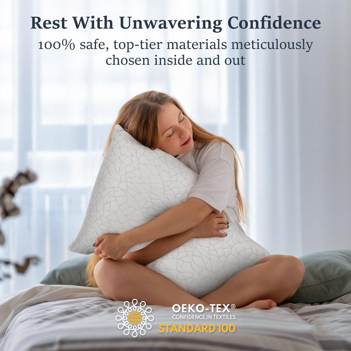 King Size Down Alternative Pillows Set of 2 H171362