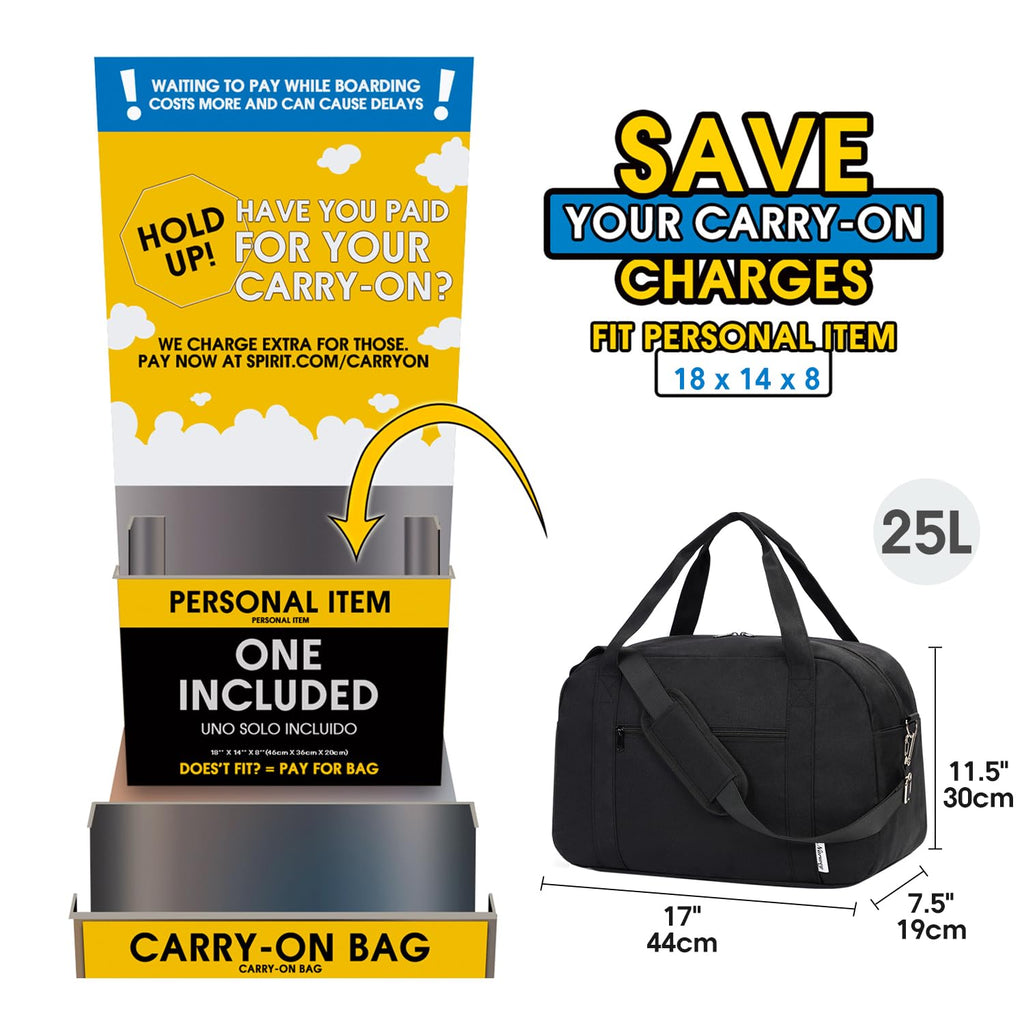 Carry on Duffle Bag Underseat J734