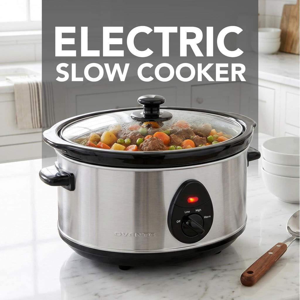 3.7 Qt Electric Slow Cooker V125