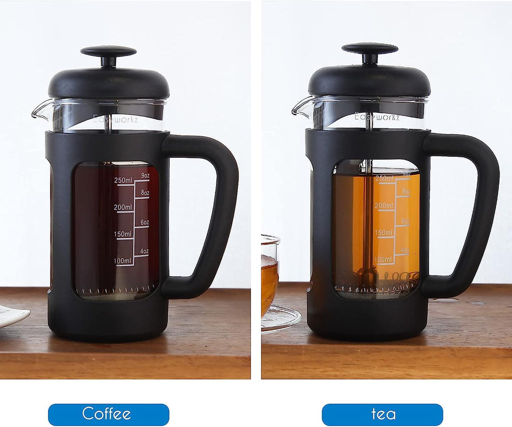 12 oz French Press Coffee Tea Maker with Measuring Coffee Spoon P6965