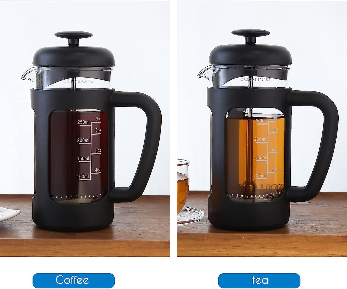 12 oz French Press Coffee Tea Maker with Measuring Coffee Spoon P6965