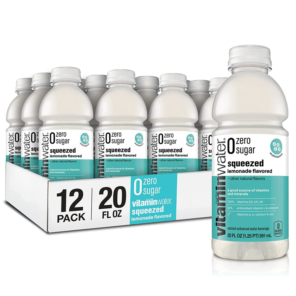 20 Fl Oz Vitamin Water ZERO Sugar Lemonade Pack of 12 S627