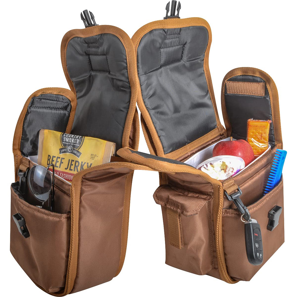 Brown Medium Rear Saddle Bag E311