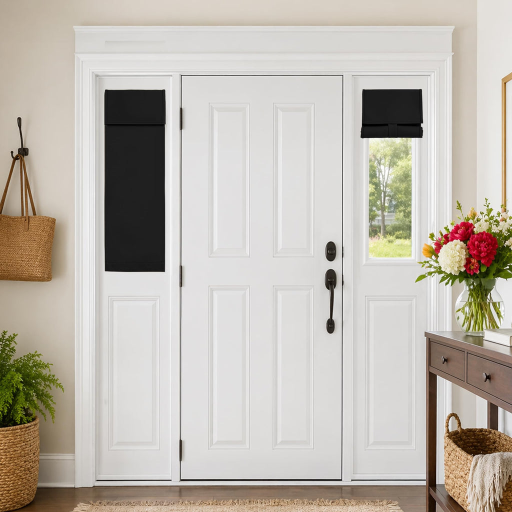 Black Classroom Door Window Cover D66255
