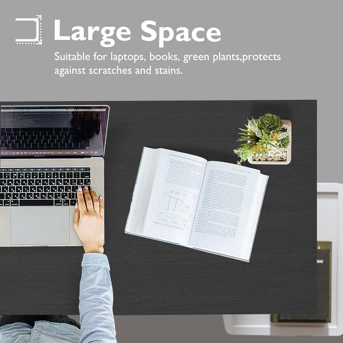 32 Inch Black Computer Desk S7538