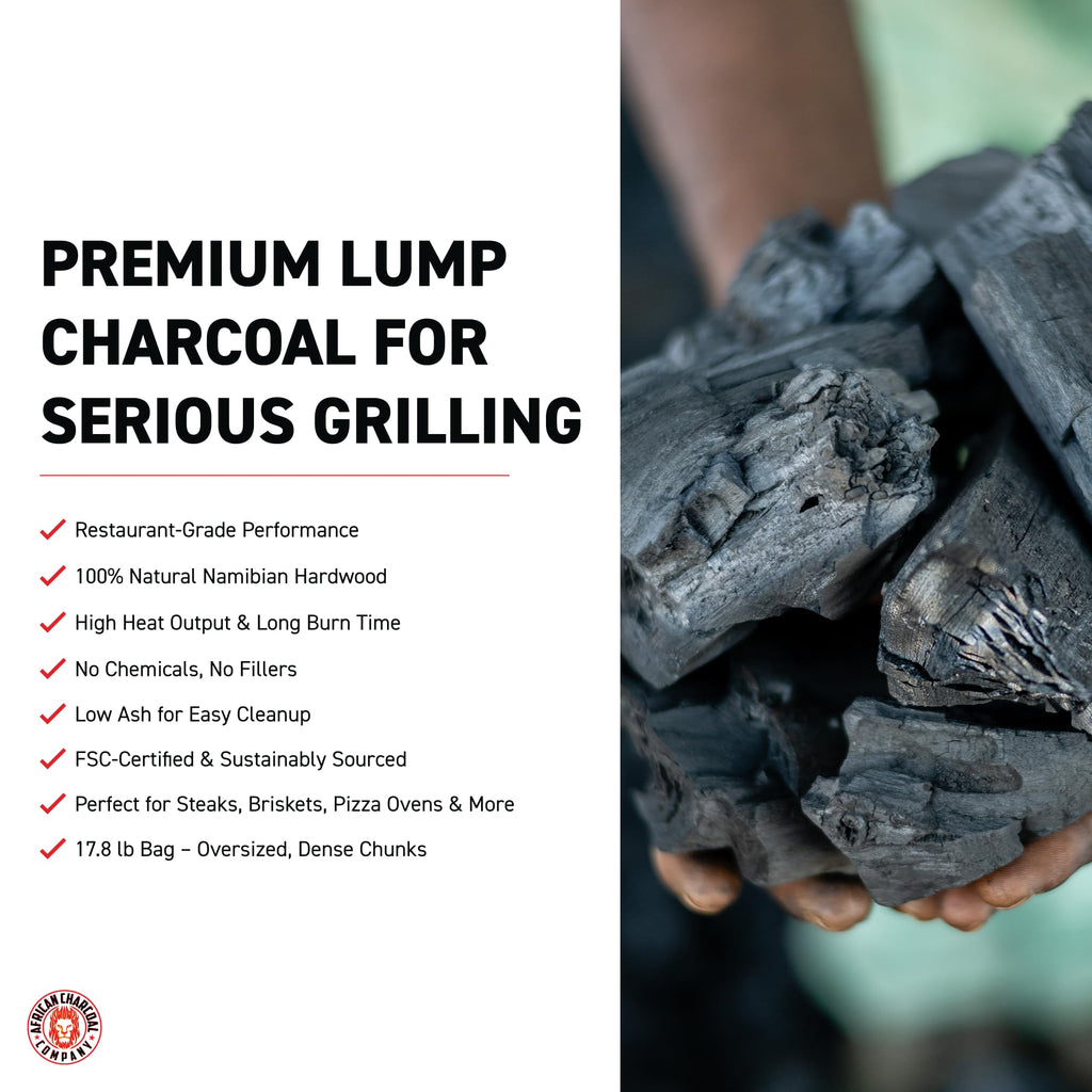 17.8 lb Natural Hardwood Lump Charcoal C799