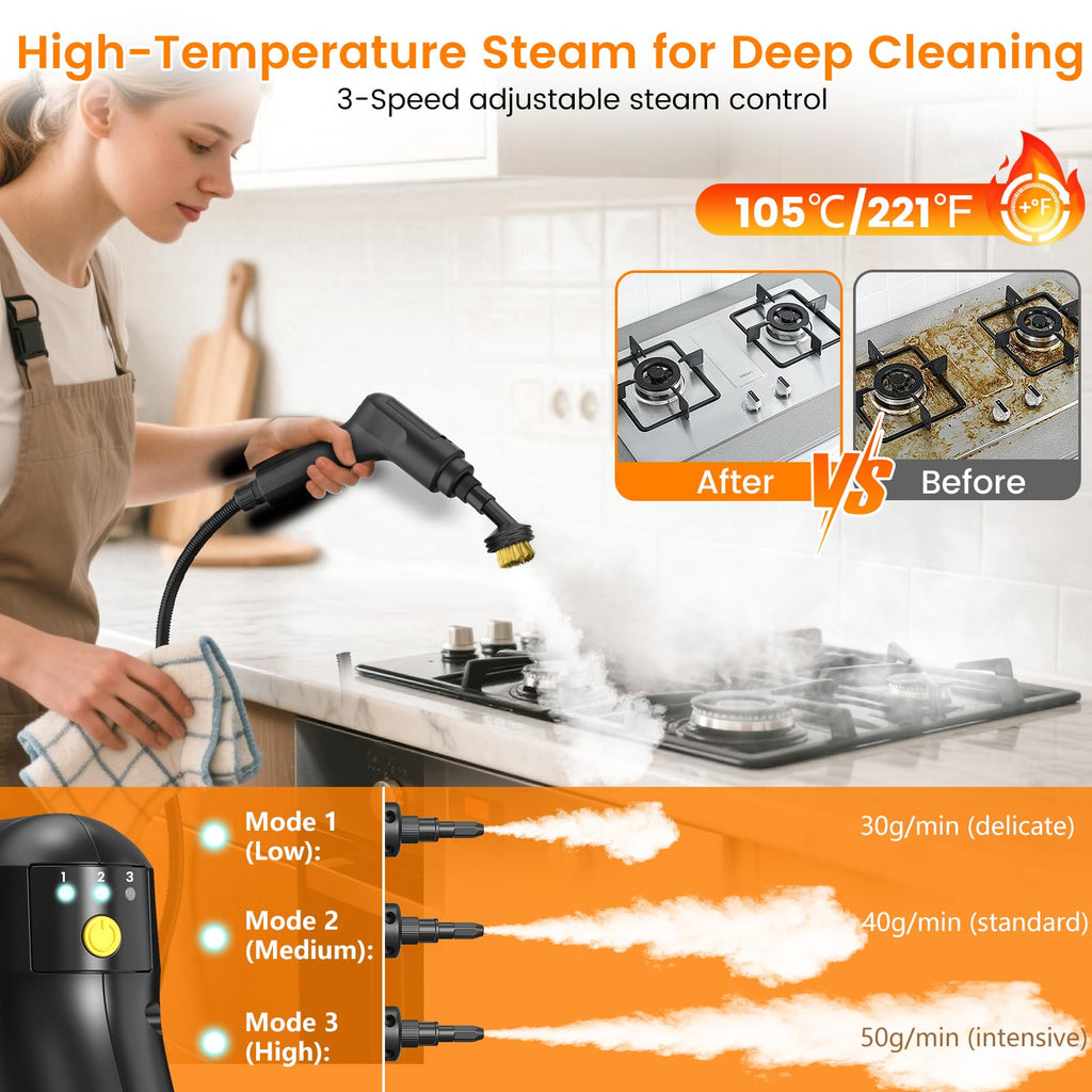 3-Level Handheld Steam Cleaner R5682