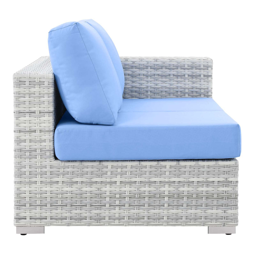 Rattan Wicker Loveseat Sofa J120