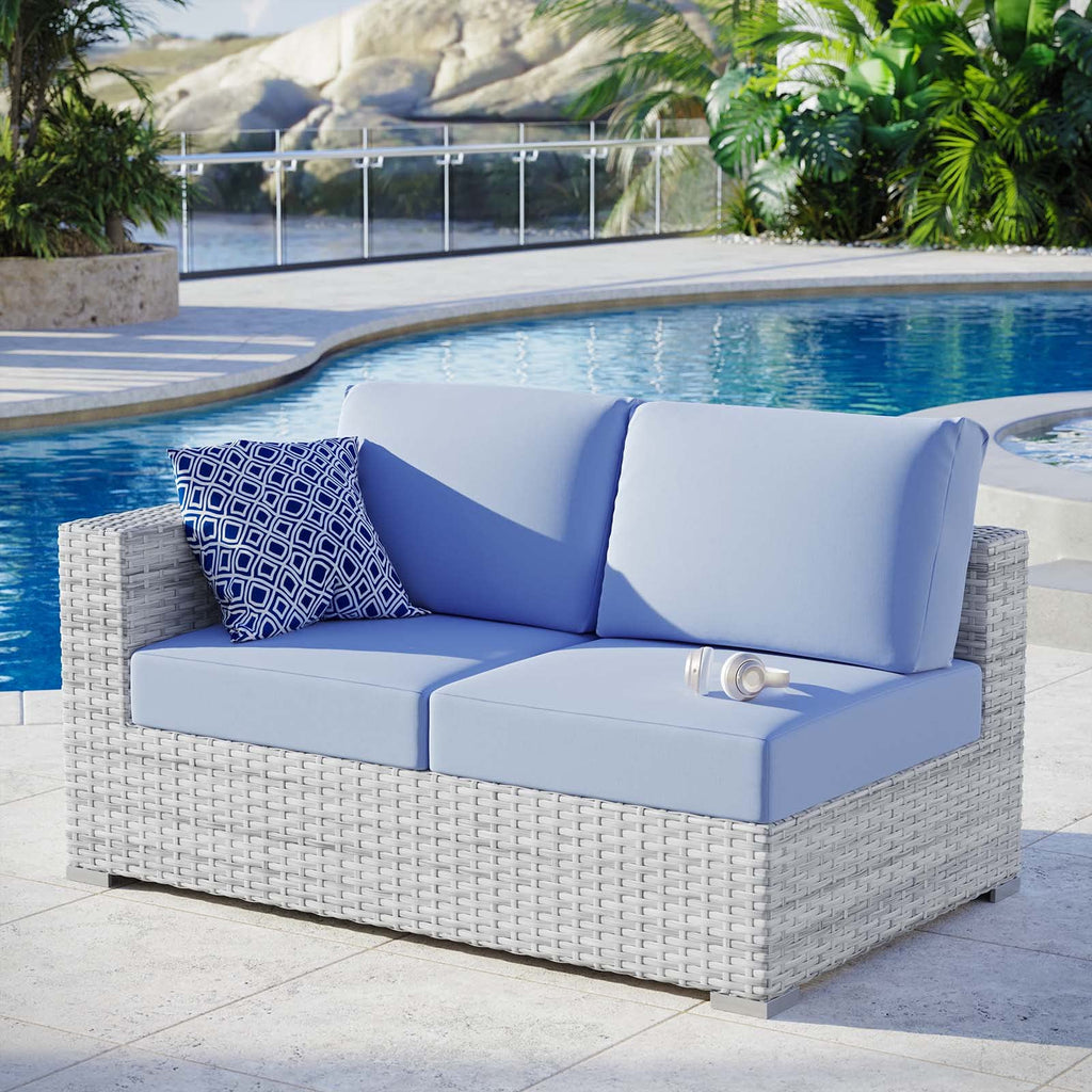 Rattan Wicker Loveseat Sofa J120