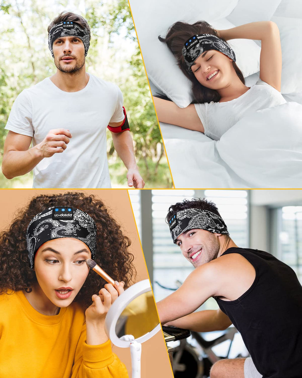 Sleep Headphones Bluetooth Wireless Band Headphones H551195